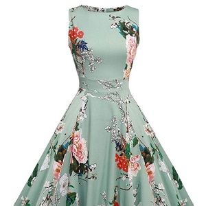 Vintage cut floral dress